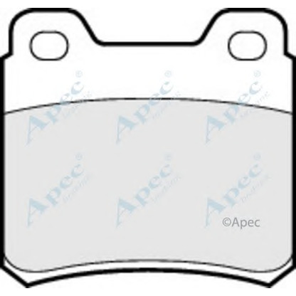 Foto Kit pastiglie freno, Freno a disco APEC braking PAD641