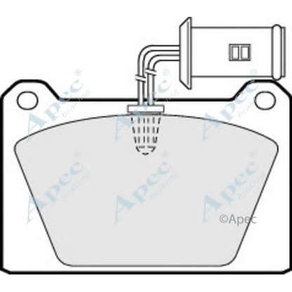 Photo Kit de plaquettes de frein, frein à disque APEC braking PAD65