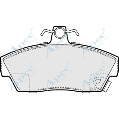 Foto Kit pastiglie freno, Freno a disco APEC braking PAD657