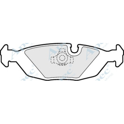 Photo Brake Pad Set, disc brake APEC braking PAD676