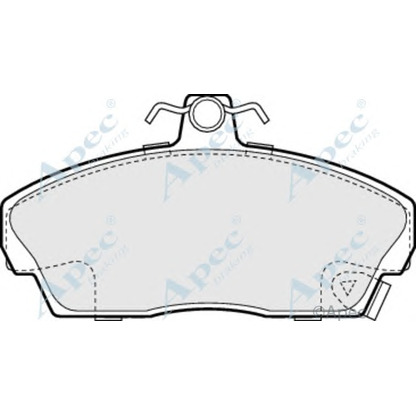 Фото Комплект тормозных колодок, дисковый тормоз APEC braking PAD689