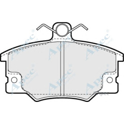 Photo Brake Pad Set, disc brake APEC braking PAD711