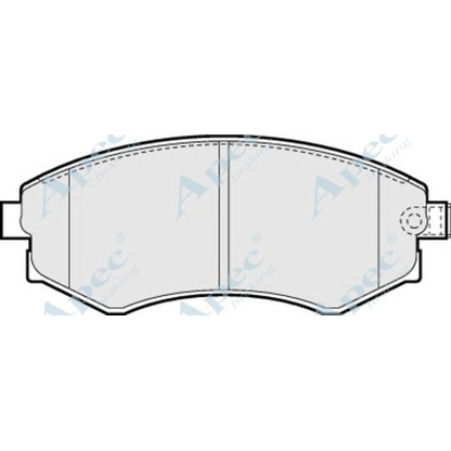 Zdjęcie Zestaw klocków hamulcowych, hamulce tarczowe APEC braking PAD719