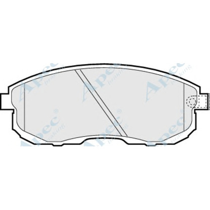 Foto Juego de pastillas de freno APEC braking PAD742