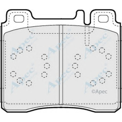 Photo Kit de plaquettes de frein, frein à disque APEC braking PAD762