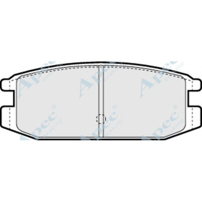 Foto Bremsbelagsatz, Scheibenbremse APEC braking PAD778