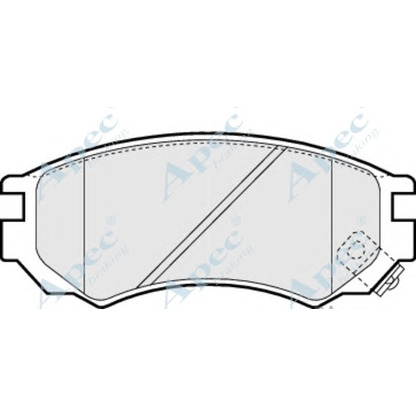Foto Juego de pastillas de freno APEC braking PAD791
