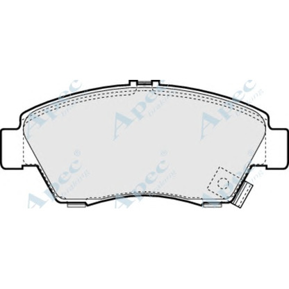 Foto Kit pastiglie freno, Freno a disco APEC braking PAD815