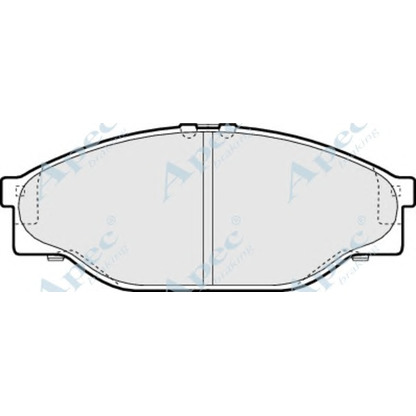 Foto Bremsbelagsatz, Scheibenbremse APEC braking PAD821