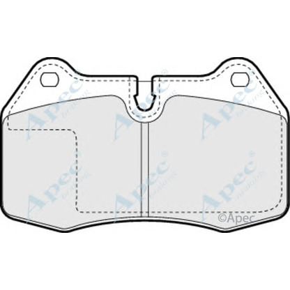 Foto Bremsbelagsatz, Scheibenbremse APEC braking PAD836