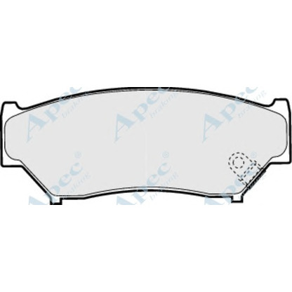 Photo Brake Pad Set, disc brake APEC braking PAD844