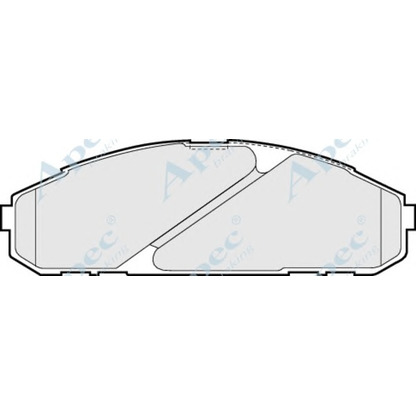 Foto Kit pastiglie freno, Freno a disco APEC braking PAD876