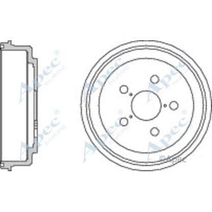 Foto Tambor de freno APEC braking DRM9127