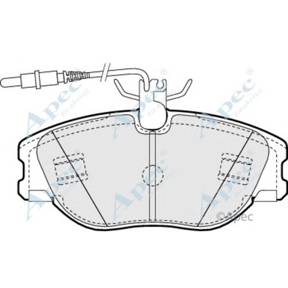 Foto Juego de pastillas de freno APEC braking PAD898