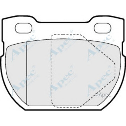 Foto Bremsbelagsatz, Scheibenbremse APEC braking PAD907