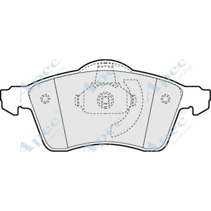 Zdjęcie Zestaw klocków hamulcowych, hamulce tarczowe APEC braking PAD954