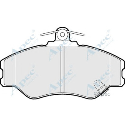 Photo Brake Pad Set, disc brake APEC braking PAD971