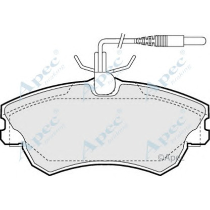 Foto Juego de pastillas de freno APEC braking PAD975