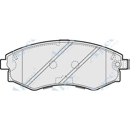 Фото Комплект тормозных колодок, дисковый тормоз APEC braking PAD983