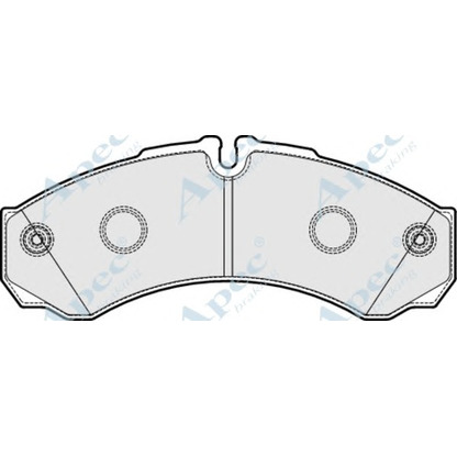 Фото Комплект тормозных колодок, дисковый тормоз APEC braking PAD1922