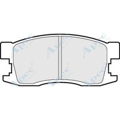 Foto Bremsbelagsatz, Scheibenbremse APEC braking PAD663