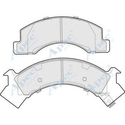 Foto Bremsbelagsatz, Scheibenbremse APEC braking PAD1054