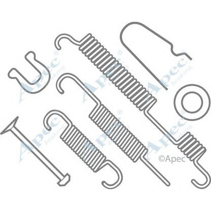 Фото Комплектующие, тормозная колодка APEC braking KIT751