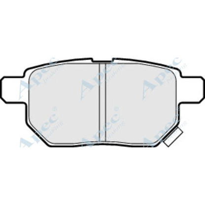 Zdjęcie Zestaw klocków hamulcowych, hamulce tarczowe APEC braking PAD1579