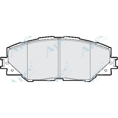 Фото Комплект тормозных колодок, дисковый тормоз APEC braking PAD1592