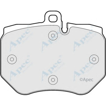 Фото Комплект тормозных колодок, дисковый тормоз APEC braking PAD1720