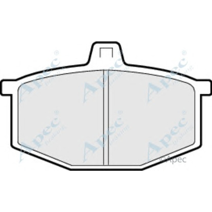 Фото Комплект тормозных колодок, дисковый тормоз APEC braking PAD291