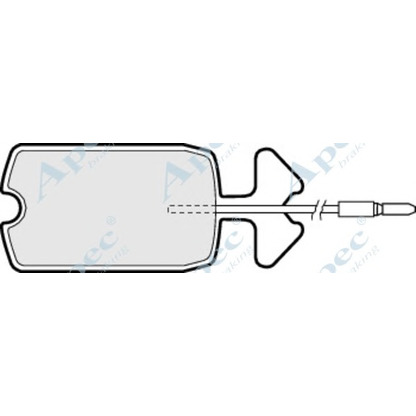 Photo Brake Pad Set, disc brake APEC braking PAD344