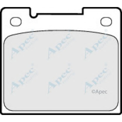 Photo Kit de plaquettes de frein, frein à disque APEC braking PAD726