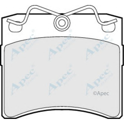 Photo Kit de plaquettes de frein, frein à disque APEC braking PAD766