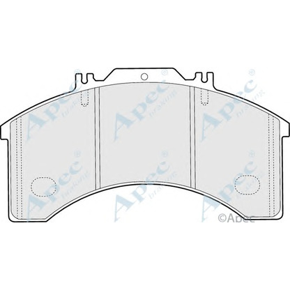 Фото Комплект тормозных колодок, дисковый тормоз APEC braking PAD851