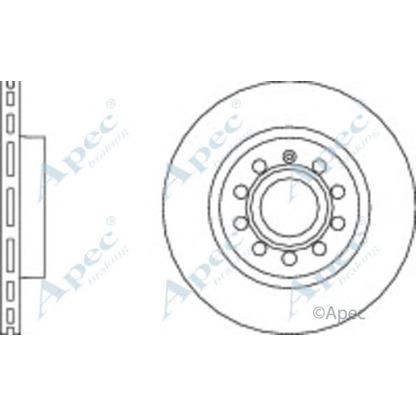 Photo Brake Disc APEC braking DSK2228