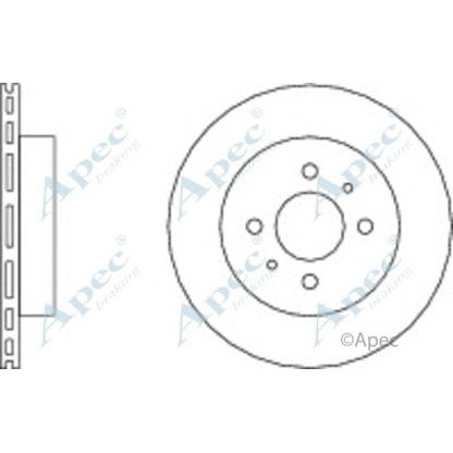 Photo Disque de frein APEC braking DSK2237