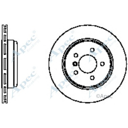 Photo Disque de frein APEC braking DSK2245