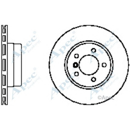 Photo Disque de frein APEC braking DSK2256