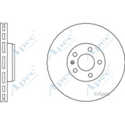 Foto Bremsscheibe APEC braking DSK2257