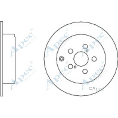 Photo Disque de frein APEC braking DSK2262