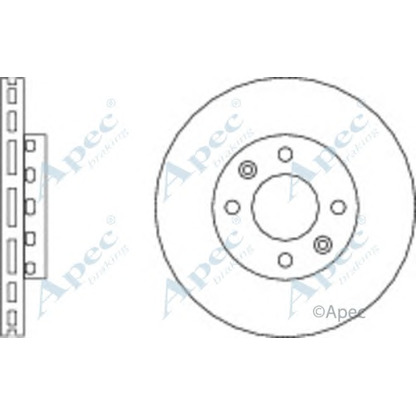 Foto Disco de freno APEC braking DSK2268