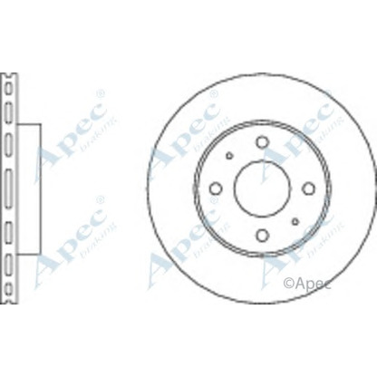 Photo Brake Disc APEC braking DSK227