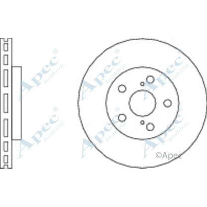 Foto Bremsscheibe APEC braking DSK2272