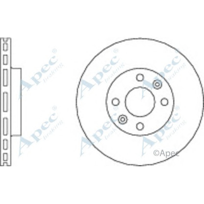 Foto Bremsscheibe APEC braking DSK2277