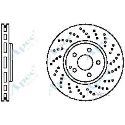 Photo Disque de frein APEC braking DSK2283