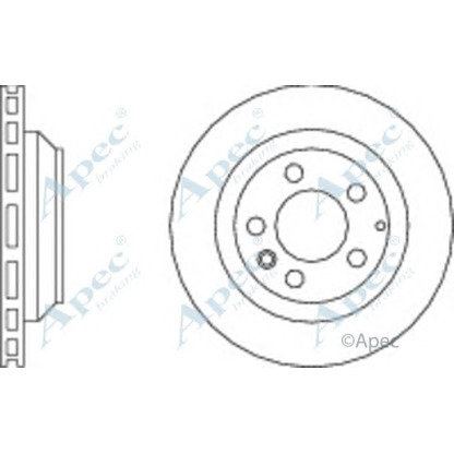 Photo Disque de frein APEC braking DSK2284