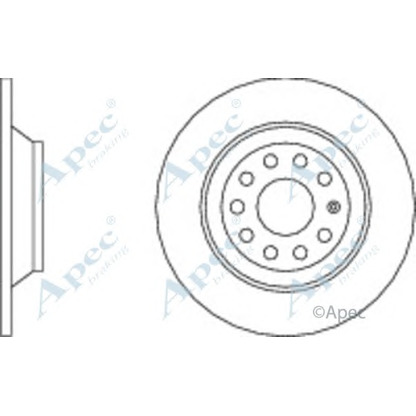 Foto Disco de freno APEC braking DSK2290