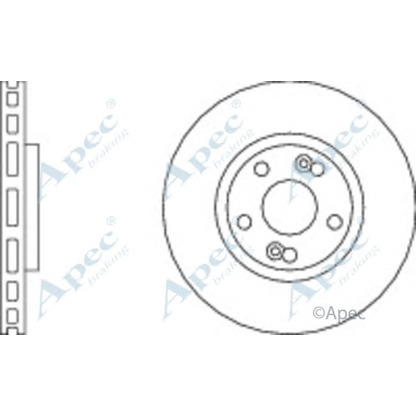 Photo Disque de frein APEC braking DSK2216