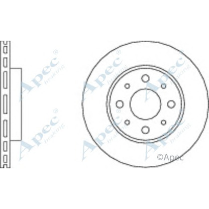 Foto Bremsscheibe APEC braking DSK2219